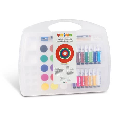 Valigia di tempere e accessori Primo in plastica 272CS2